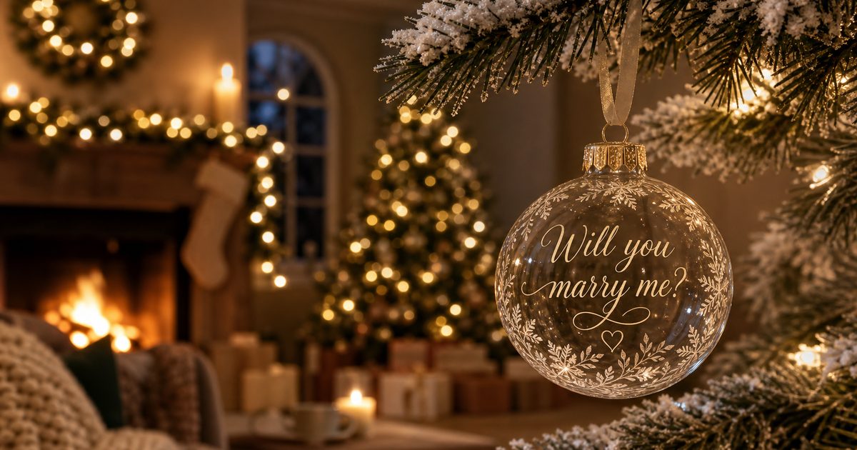 Kerstbal trouwen