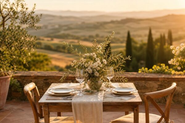 Intiem trouwen Toscane