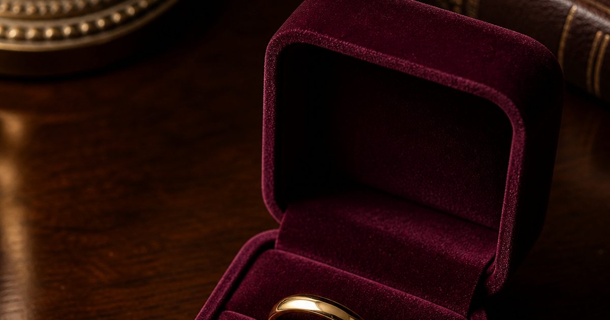 Ringdoosje trouwen